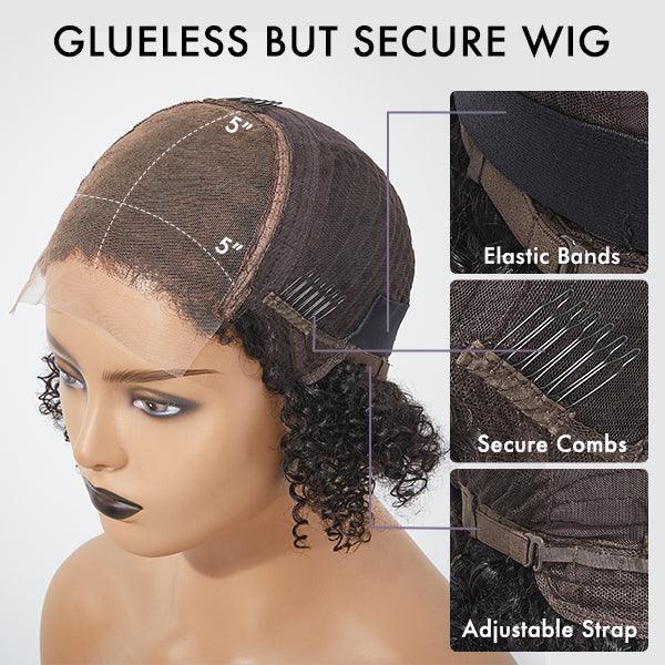 Combo Highlight Loose Wave Glueless 5x5 Closure HD Lace Wig | Large & Small Cap Size - Image 9