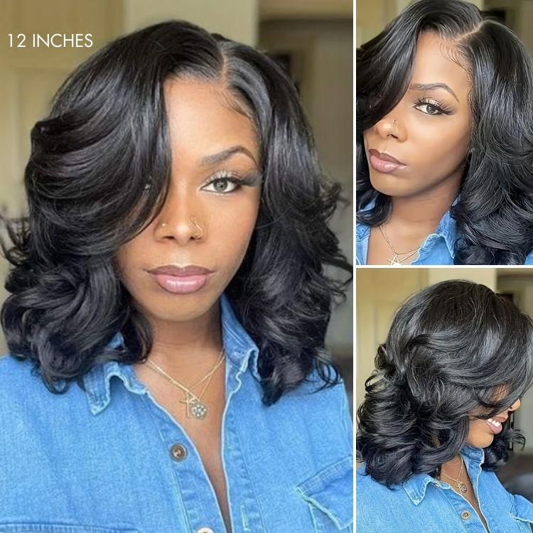 TRILL Wigs - 180% Density Body Wave / Straight Glueless 13x4 Frontal Lace Long Wig Pre-Cut Lace - Image 5