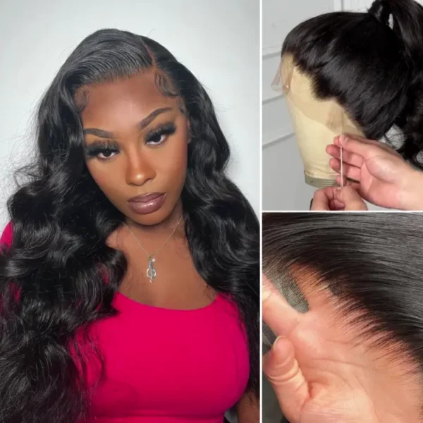 TRILL Wigs | Flexi-Fit Invisi Drawstring Cap 360 HD Lace Water Wave / Body Wave / Straight Long Wig Pre-Cut Lace