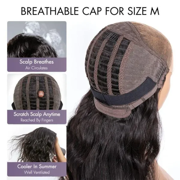 TRILL Blonde Mix Black Loose Wave Glueless 5x5 HD Lace Closure Wig Large & Small Cap