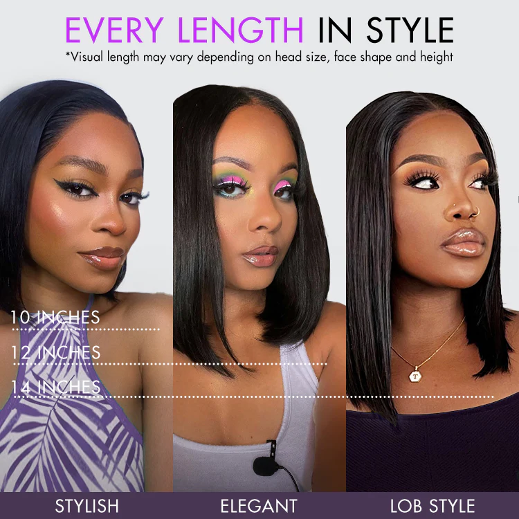 TRILL Wigs | Ombre Blonde Highlight Silky Straight Glueless Ear-to-ear Lace Bob Wig 100% Human Hair Pre-Cut Lace - Image 6