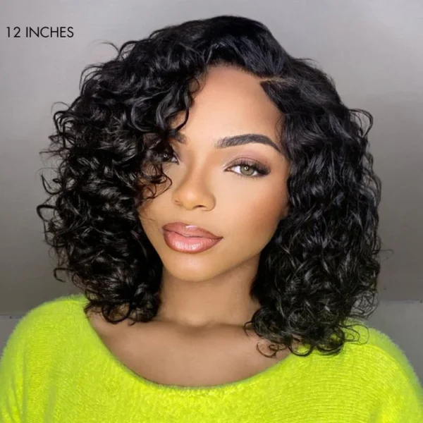 TRILL All-Day Comfort Wig Deep Wave Glueless Minimalist HD Lace Human Hair Curly Wig Pre-Cut Lace
