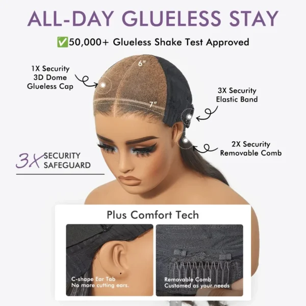 TRILL All-Day Comfort Wig 180% Density Sun-Kissed Blonde Ombre Highlight Loose Body Wave Glueless 7x6 Closure HD Lace Wig Pre-Cut Lace