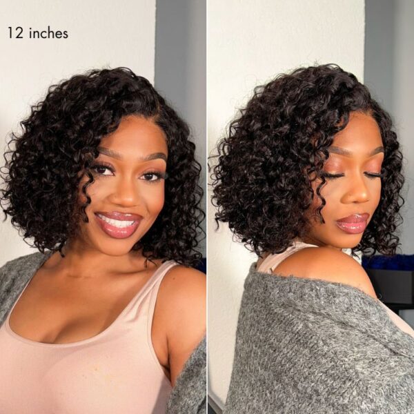 TRILL All-Day Comfort Wig Deep Wave Glueless Minimalist HD Lace Human Hair Curly Wig Pre-Cut Lace