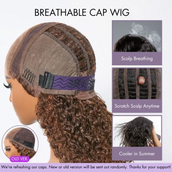 TRILL Hair Mature Bouncy Curl Left C Part Glueless Minimalist HD Lace Wig Pre-Cut Lace