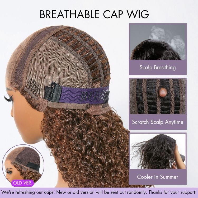 TRILL Hair Mature Bouncy Curl Left C Part Glueless Minimalist HD Lace Wig Pre-Cut Lace - Image 11
