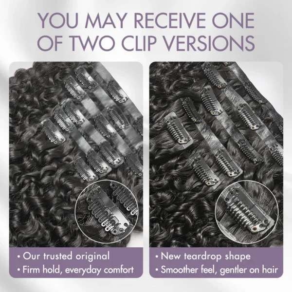 Straight / Body Wave / Kinky Curly / Yaki Straight / Kinky Straight / Messy Curly Clip in Hair Extensions Real Human Hair Pieces 135g 9pcs / 7pcs with Free Gift