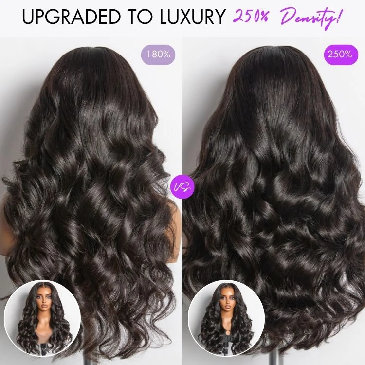 TRILL 250% Density Loose Wave Glueless Ear-to-ear 13x4 HD Lace Front High Density Wig Pre-Cut Lace Flexi-Fit Drawstring Cap - Image 3