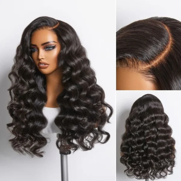 TRILL All-Day Comfort Wig 180% Density Bouncy Wand Curly 7x6 Closure HD Glueless Wig Pre-Cut Lace