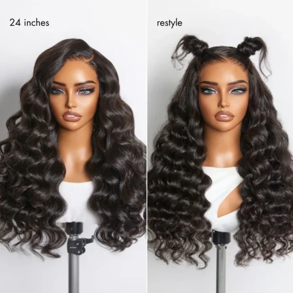 TRILL All-Day Comfort Wig 180% Density Bouncy Wand Curly 7x6 Closure HD Glueless Wig Pre-Cut Lace