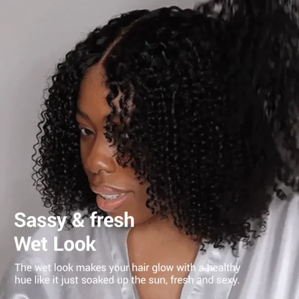 Coily Curly 5x5 Closure HD Lace Glueless Pre-Cut Wig with Breathable Cap