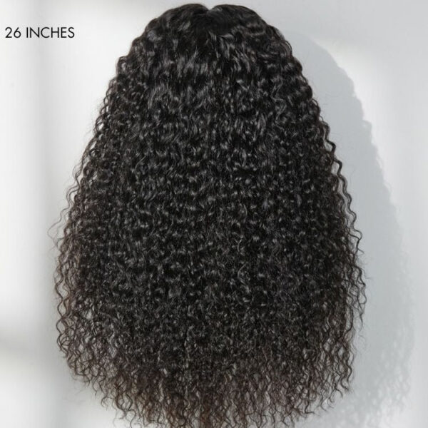 TRILL 250% Density Water Wave Glueless Flexi-Fit Drawstring 13x4 Frontal Lace Fluffy Curly High Density Wig Pre-Cut Lace