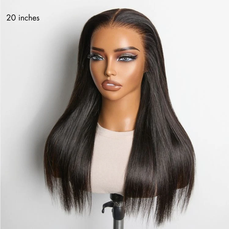 TRILL Silky Straight Glueless Ear-to-ear 13x4 HD Lace Front Wig Pre-Cut Lace - Image 2