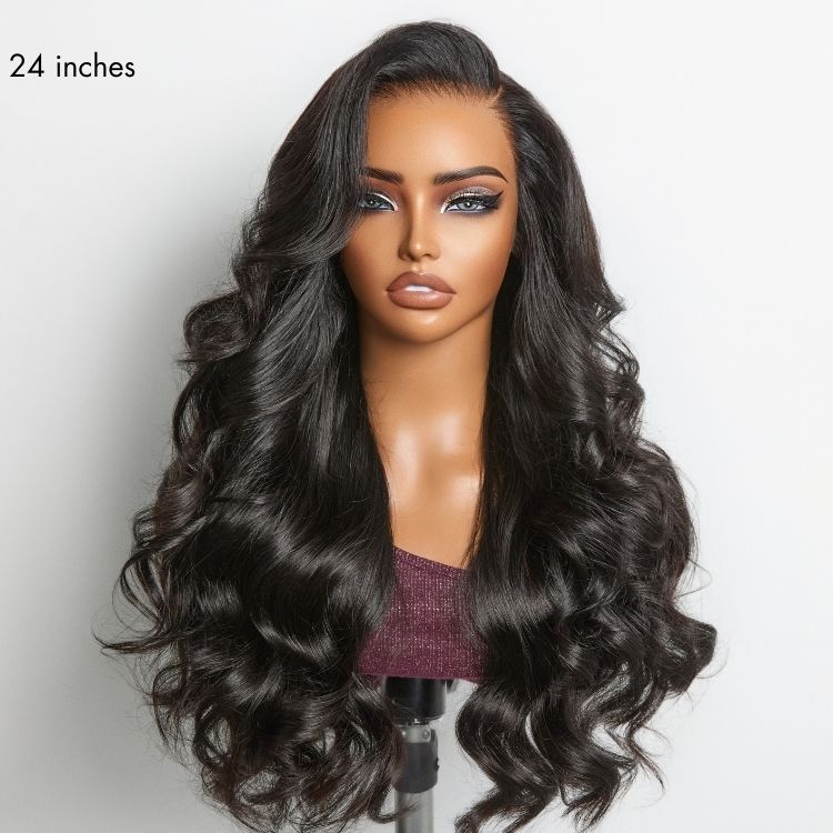 TRILL 250% Density Loose Wave Glueless 13x6 HD Lace Front High Density Long Wig Pre-Cut Lace Flexi-Fit Drawstring Cap - Image 2
