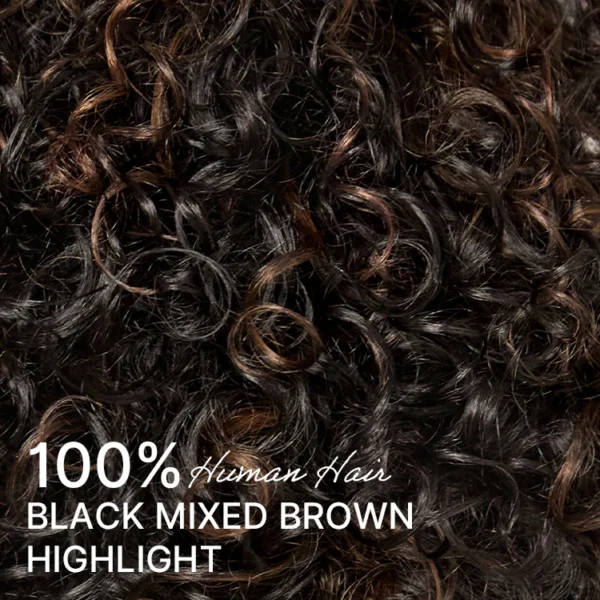 Beginner Friendly Throw On & Go Short Bouncy Curls with Bangs Glueless Wig 100% Human Hair - US Only