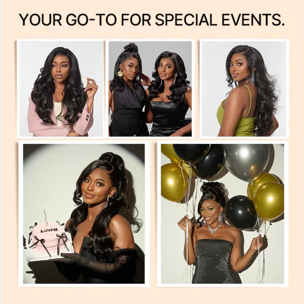TRILL 200% / 250% Density Loose Wave Glueless Ear-to-ear 13x4 / 13x6 HD Lace Front Wig Pre-Cut Lace Flexi-Fit Drawstring Cap