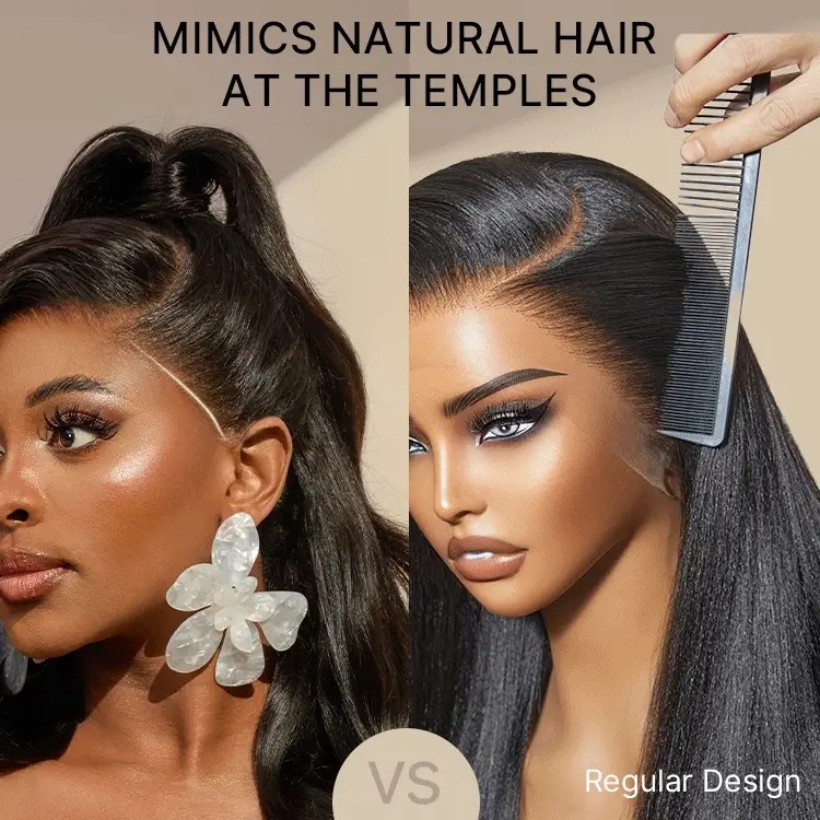 TRILL Silky Straight Glueless Ear-to-ear 13x4 HD Lace Front Wig Pre-Cut Lace - Image 7