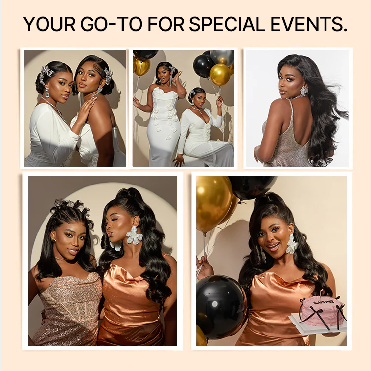 TRILL 250% Density Loose Wave Glueless 13x6 HD Lace Front High Density Long Wig Pre-Cut Lace Flexi-Fit Drawstring Cap - Image 3
