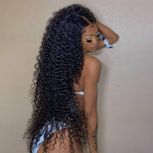 Long inches Wig Deep Wave 6×5 13×4 Lace Frontal Human Hair Wigs 26-36 Inches