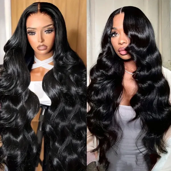 Long inches Body Wave 6×5 13×4 HD Lace Frontal Wig Pre Plucked Human Hair Wigs 26-36 Inches